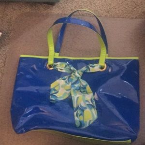 Large tote bag - blue